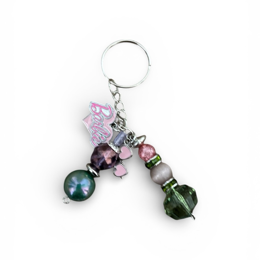 Barbie Bag Charm Multi Color Beaded Handmade Accessories